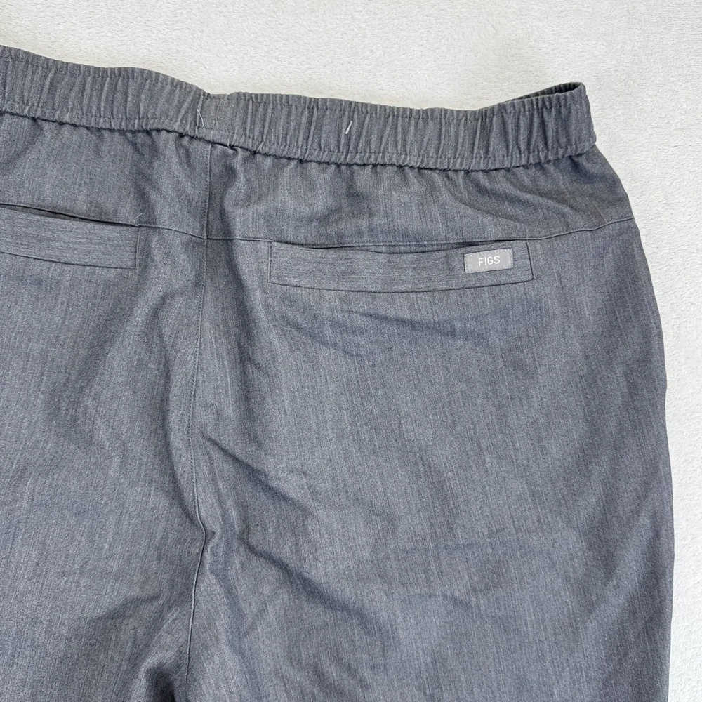 Figs Technical Collection Pants Mens XL/T Gray Jogger‎ Scrub Stretch Drawstring